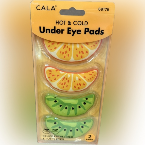 🍊🥝CALA🍊🥝Hot & Cold Under Eye Pads•2 Pairs/NIB - Picture 1 of 2